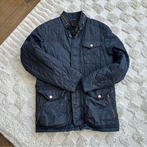 Johnston & Murphy Quilted Blue Jacket